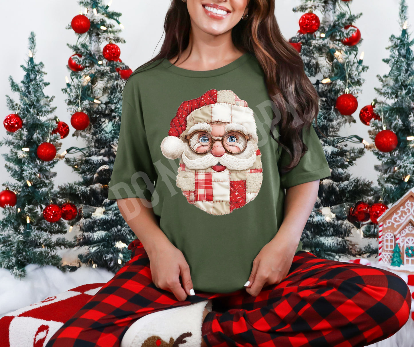 Faux appliqué Santa
