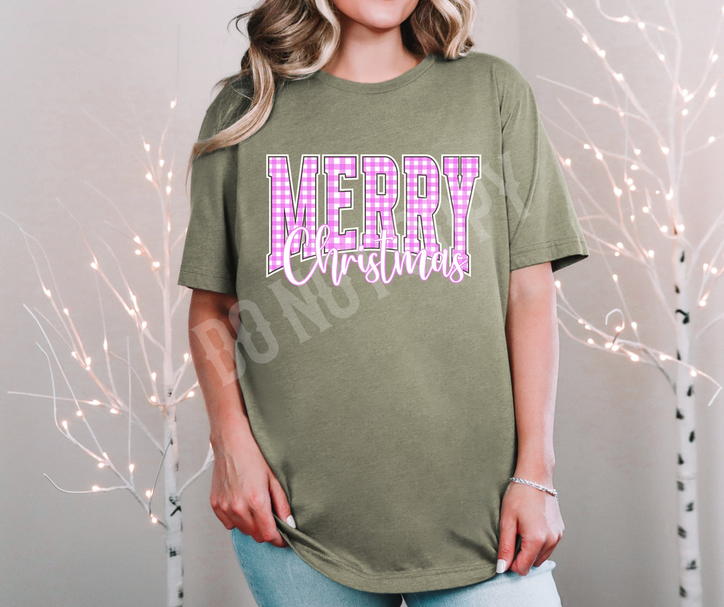 Merry Christmas pink