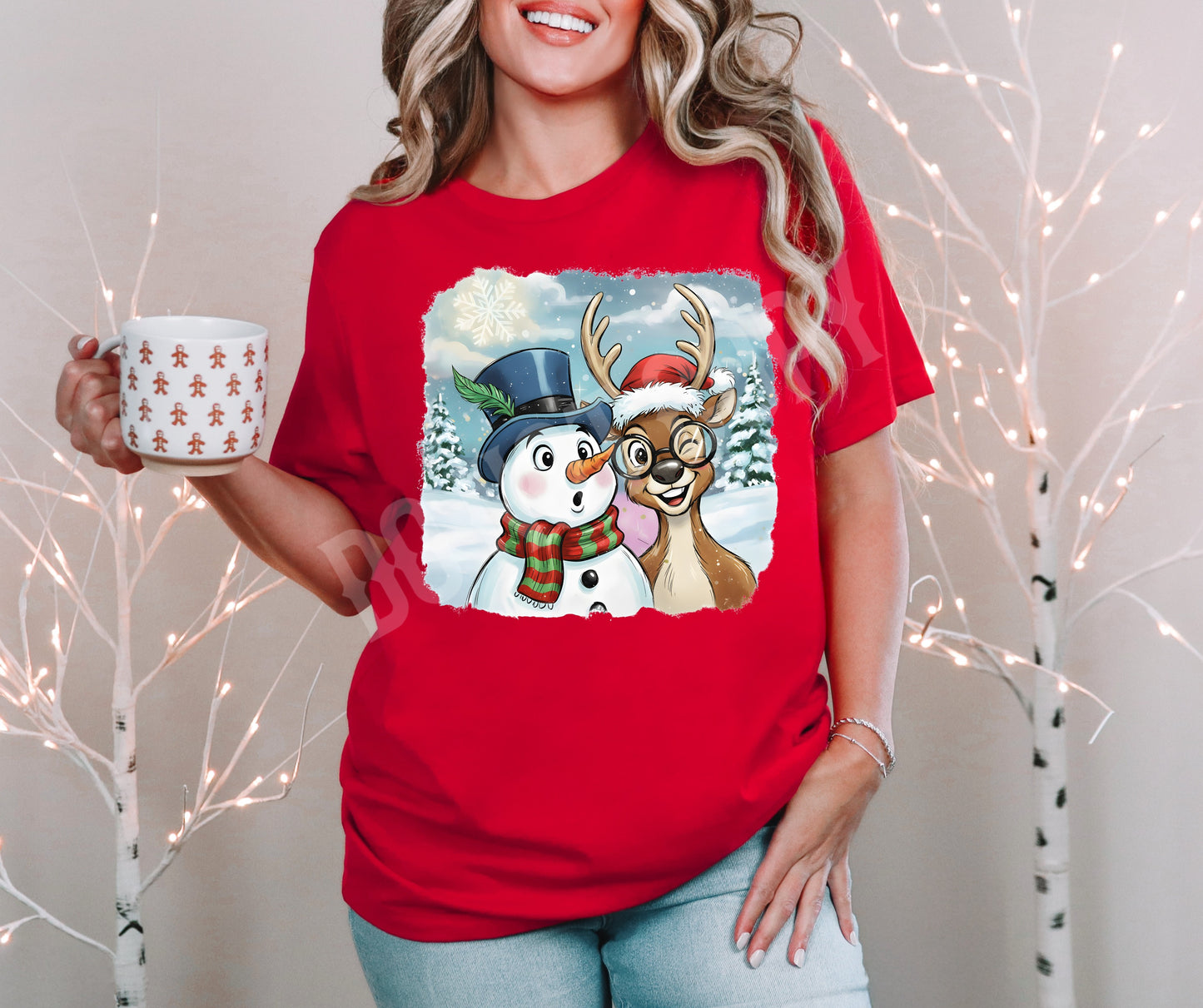 snowman reindeer