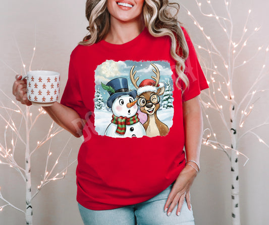 snowman reindeer