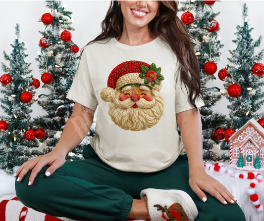 Santa faux knit