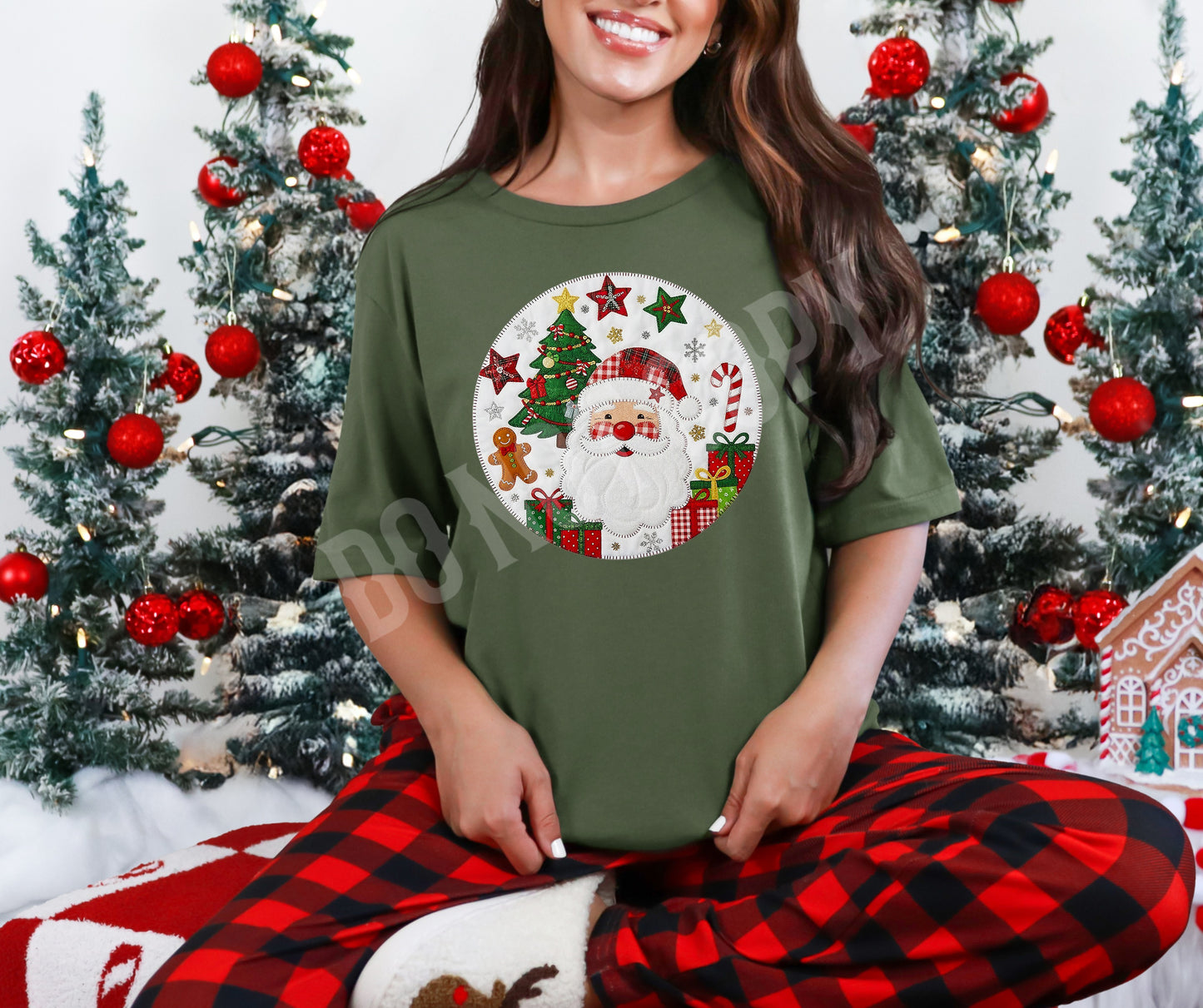 Faux appliqué Santa