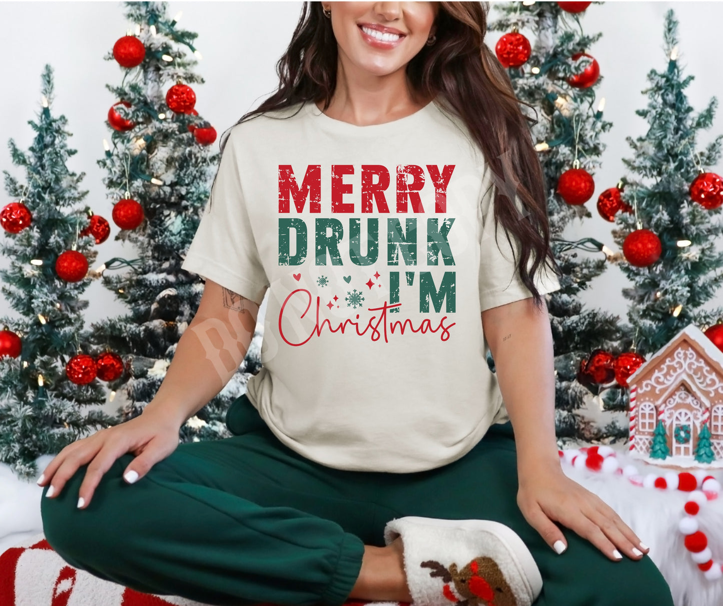 Merry drunk I’m Christmas