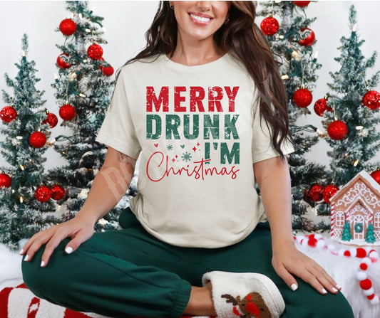 Merry drunk I’m Christmas