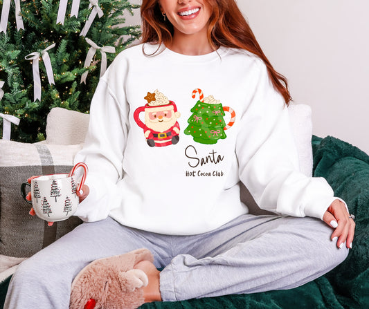 Santa tree mug