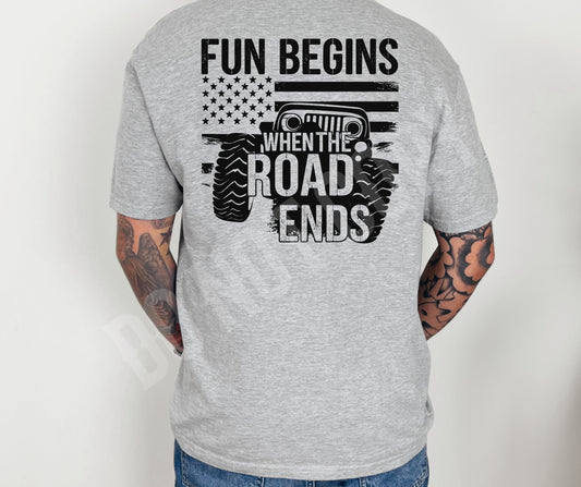 fun begins when road ends