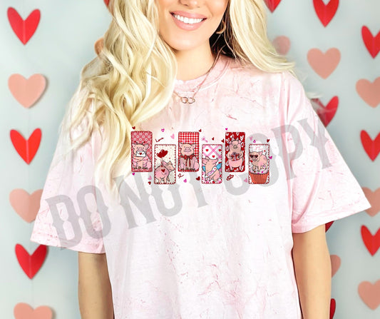 Valentine pig