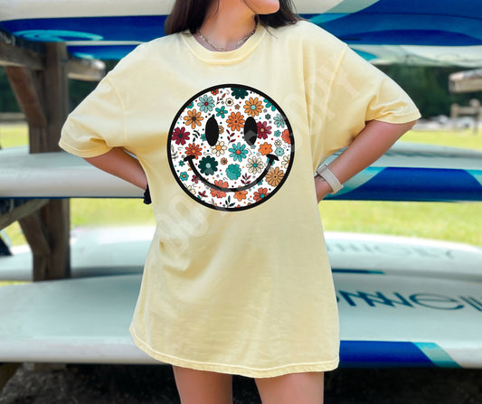 Smiley face floral