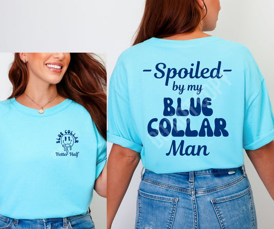 Blue collar set spoiled