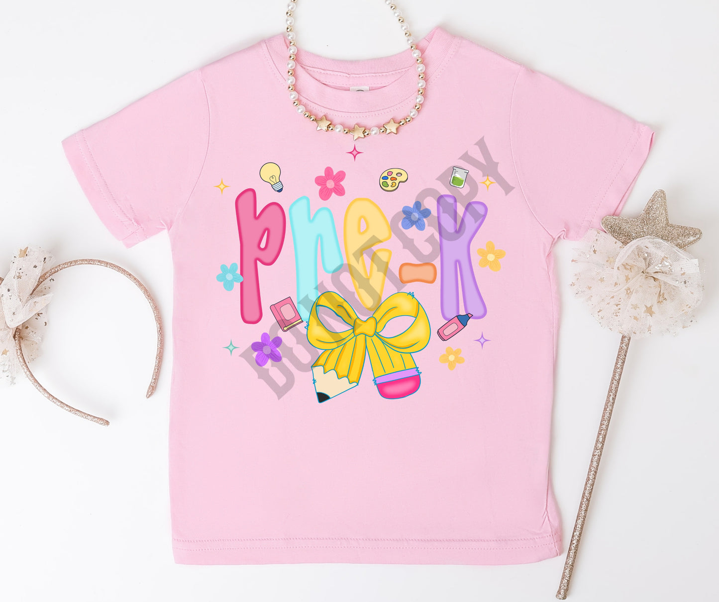 Back to school grades bright bow