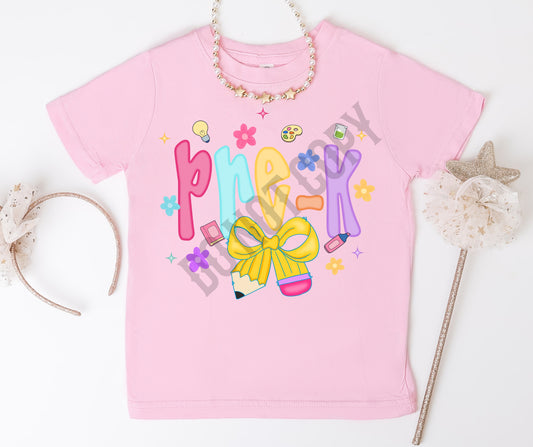Back to school grades bright bow