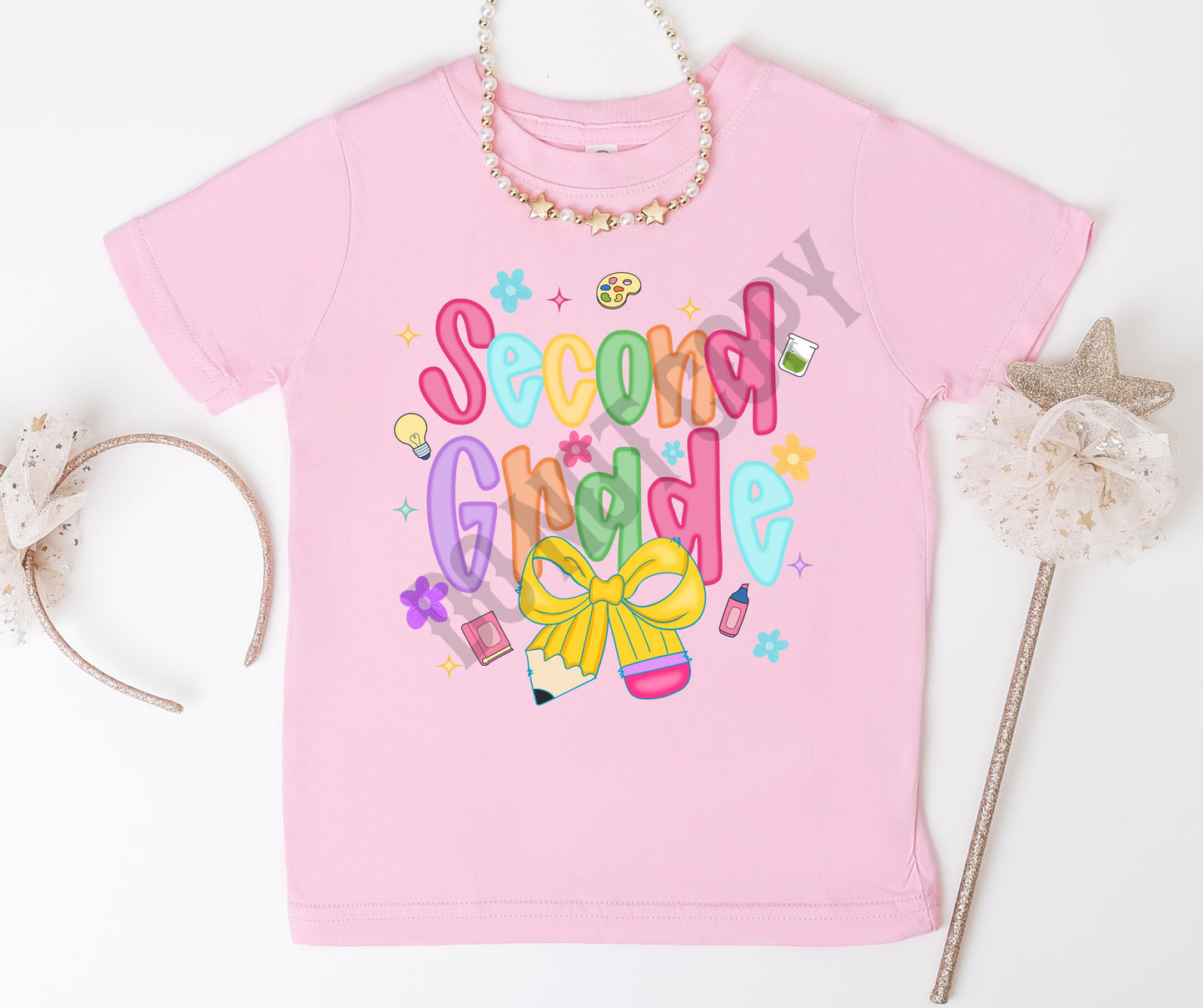 Back to school grades bright bow