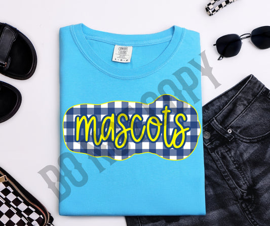 Custom mascot gingham