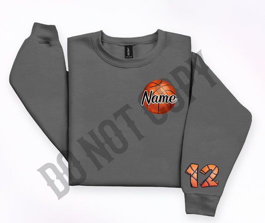Custom set pocket size basketball