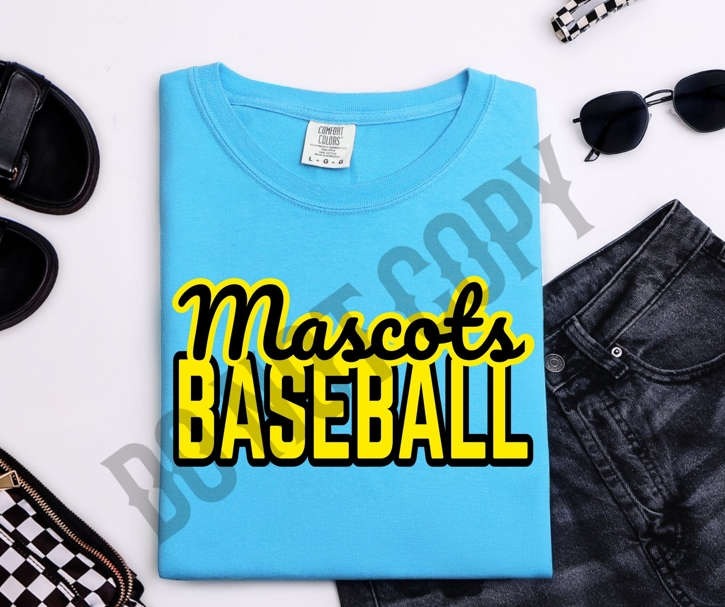Custom mascot baseball