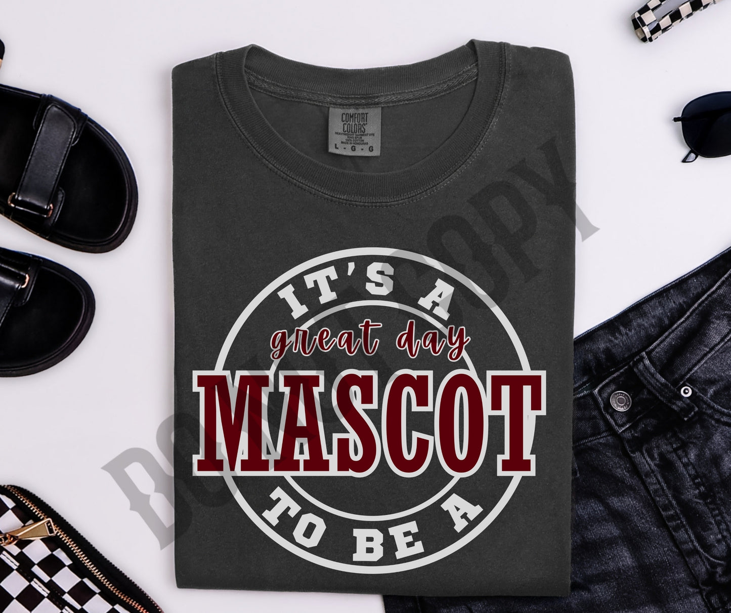 Custom mascot great day to be a