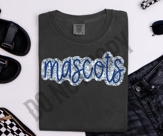 Custom mascot sequin