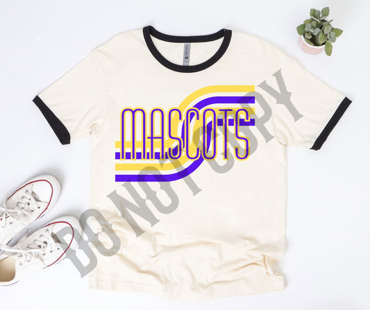 Custom mascot retro