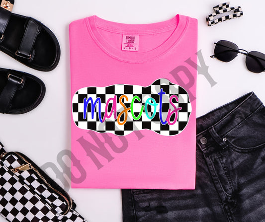 Custom mascot checker bright