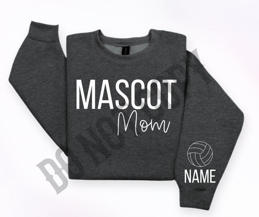 Custom set mascot volleyball