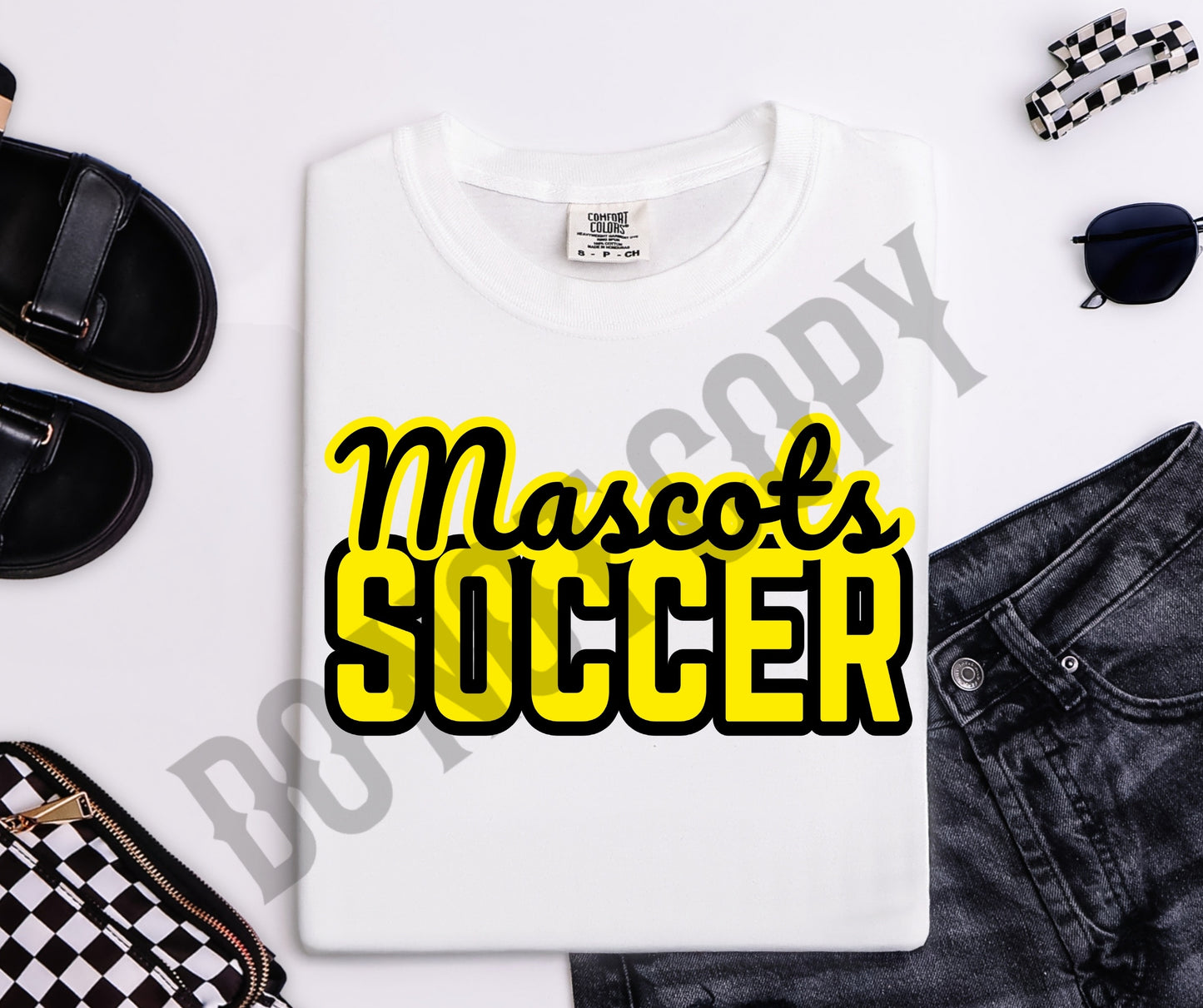 Custom mascot soccer
