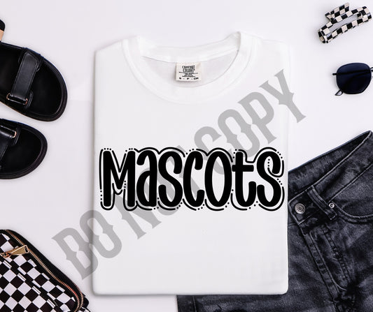 Custom mascot outline