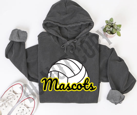 Custom mascot volleyball script