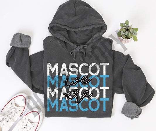 Custom mascot we are