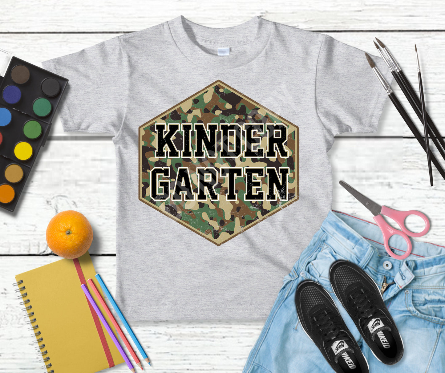 Back to school grades camo