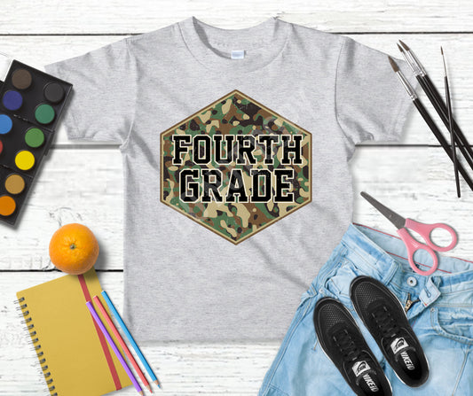 Back to school grades camo