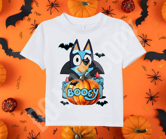 Blue pumpkin kids Halloween