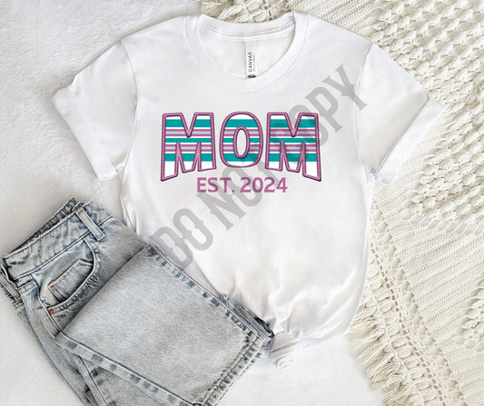 Custom hospital blanket mom