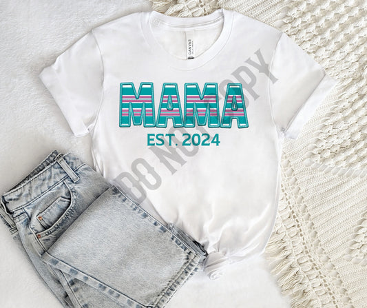 Custom hospital blanket mama