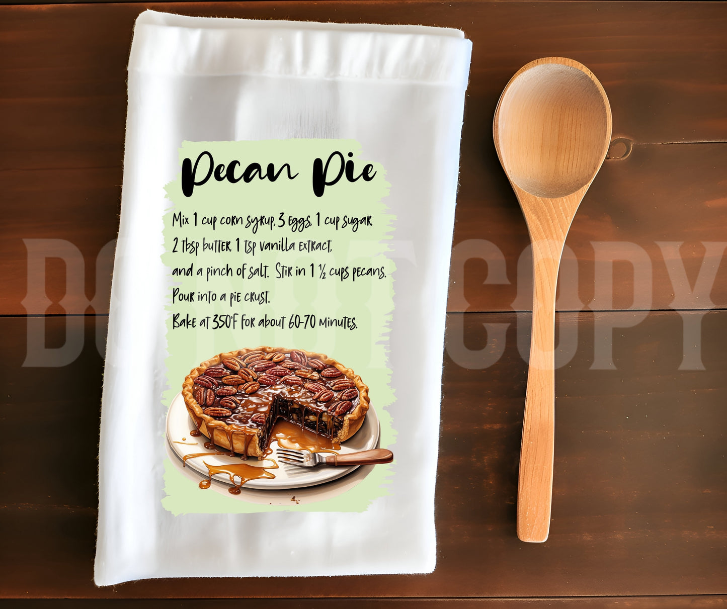 Towel Pecan Pie