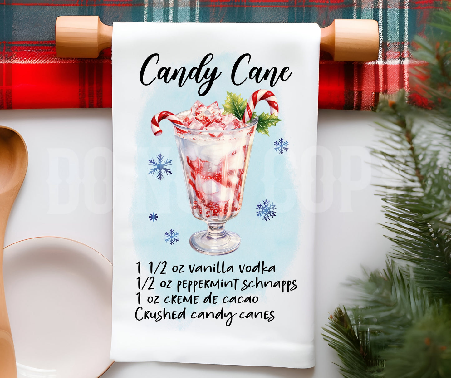 Towel Candy Cane
