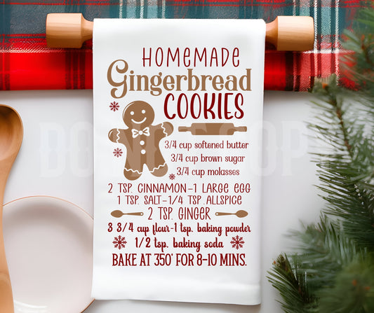 Towel Gingerbread Cookies