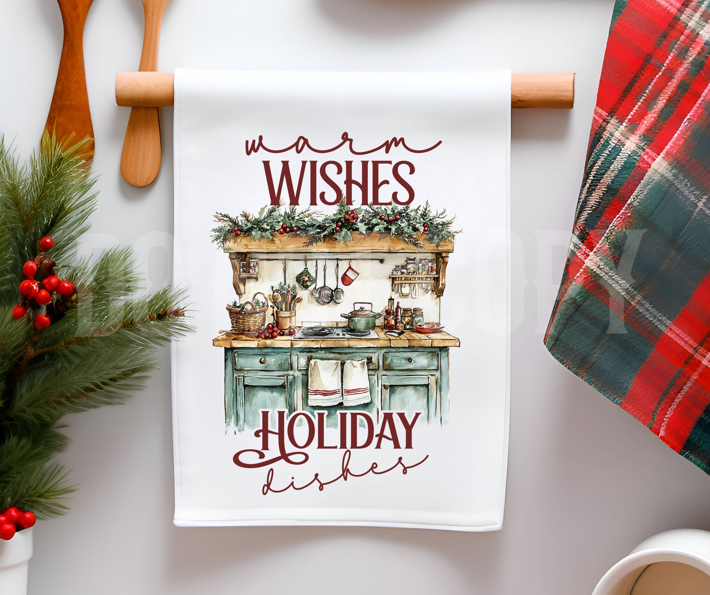 Towel Holiday Dishes