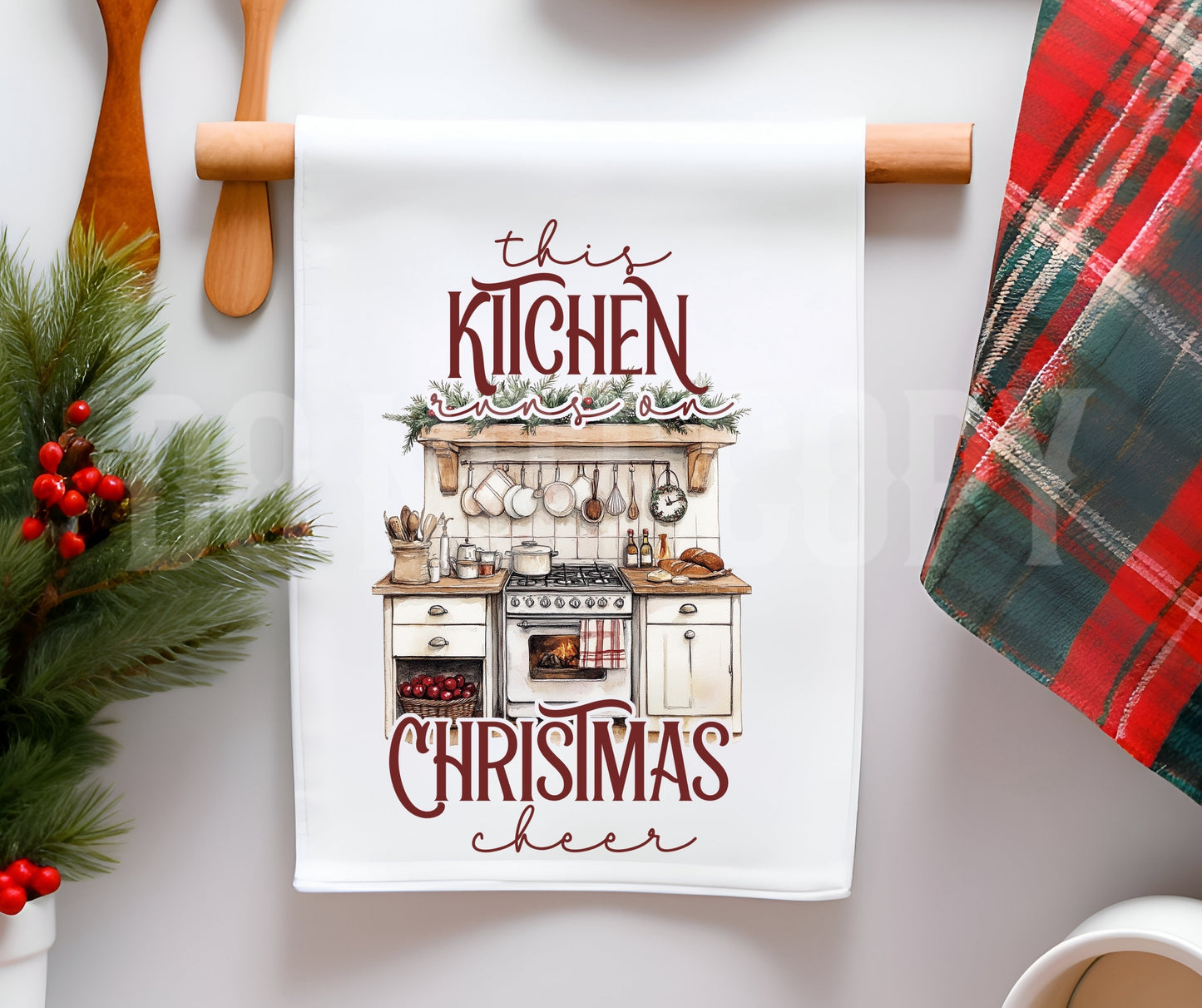 Towel Kitchen Christmas Cheer