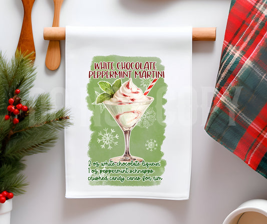 Towel White Chocolate Peppermint Martini