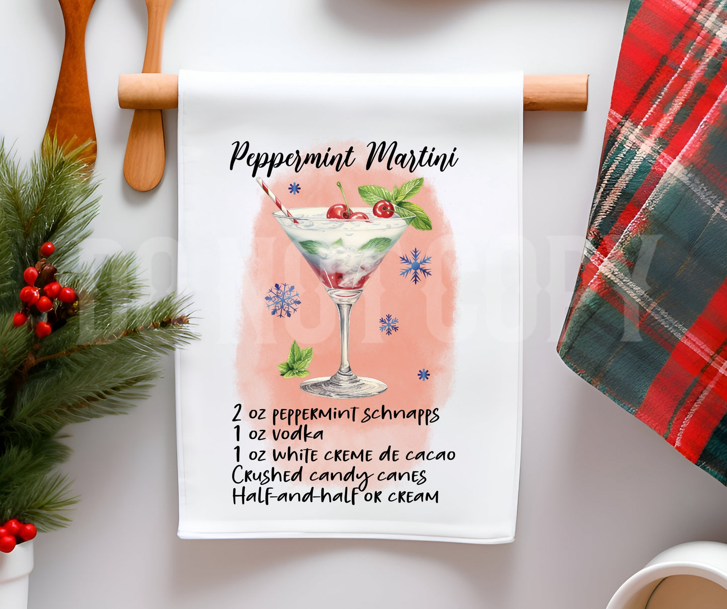 Towel Peppermint Martini
