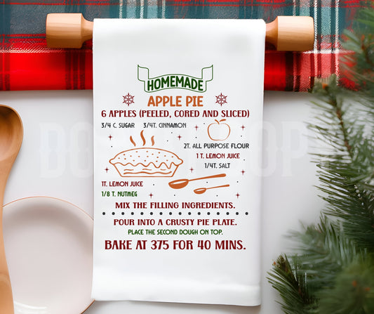 Towel Homemade Apple Pie