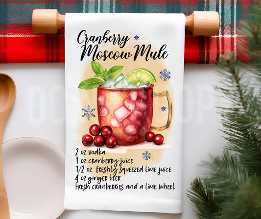 Towel Cranberry Moscow Mule