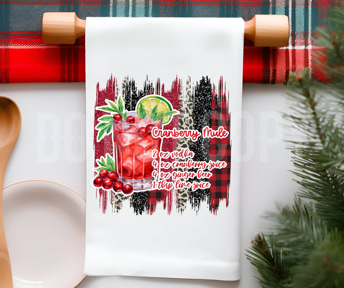 Towel Cranberry Mule