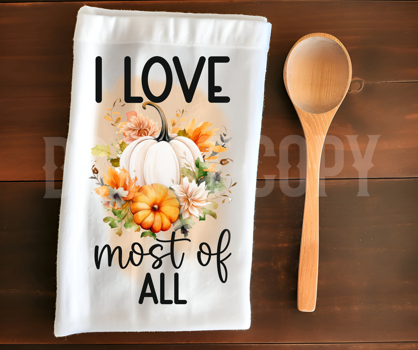 Towel I Love Fall