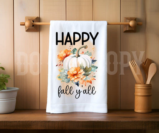 Towel Happy Fall Pumpkin