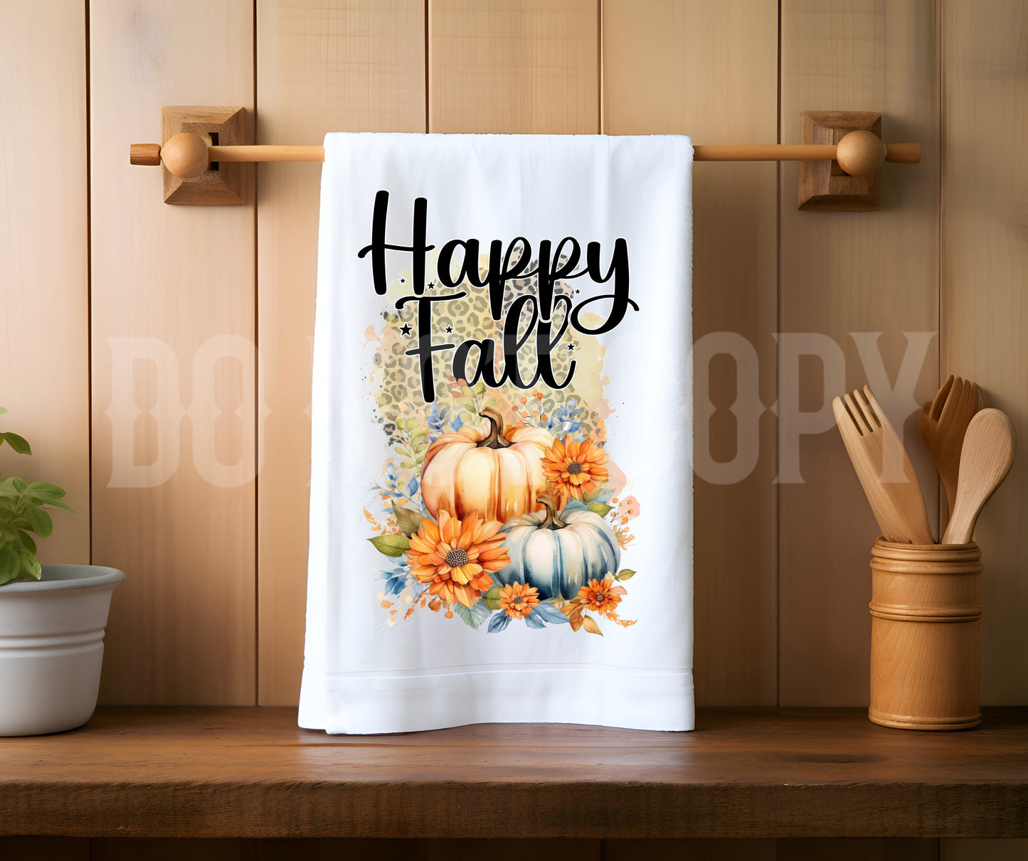 Towel Happy Fall