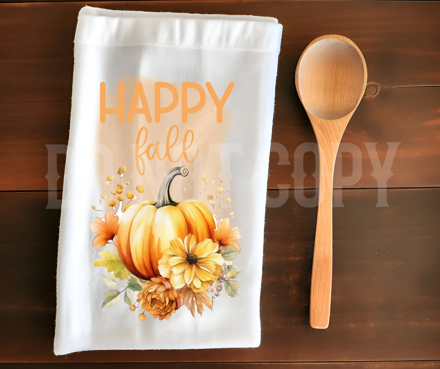 Towel Happy Fall Pumpkin