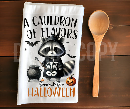 Towel Cauldron of Flavors Raccoon