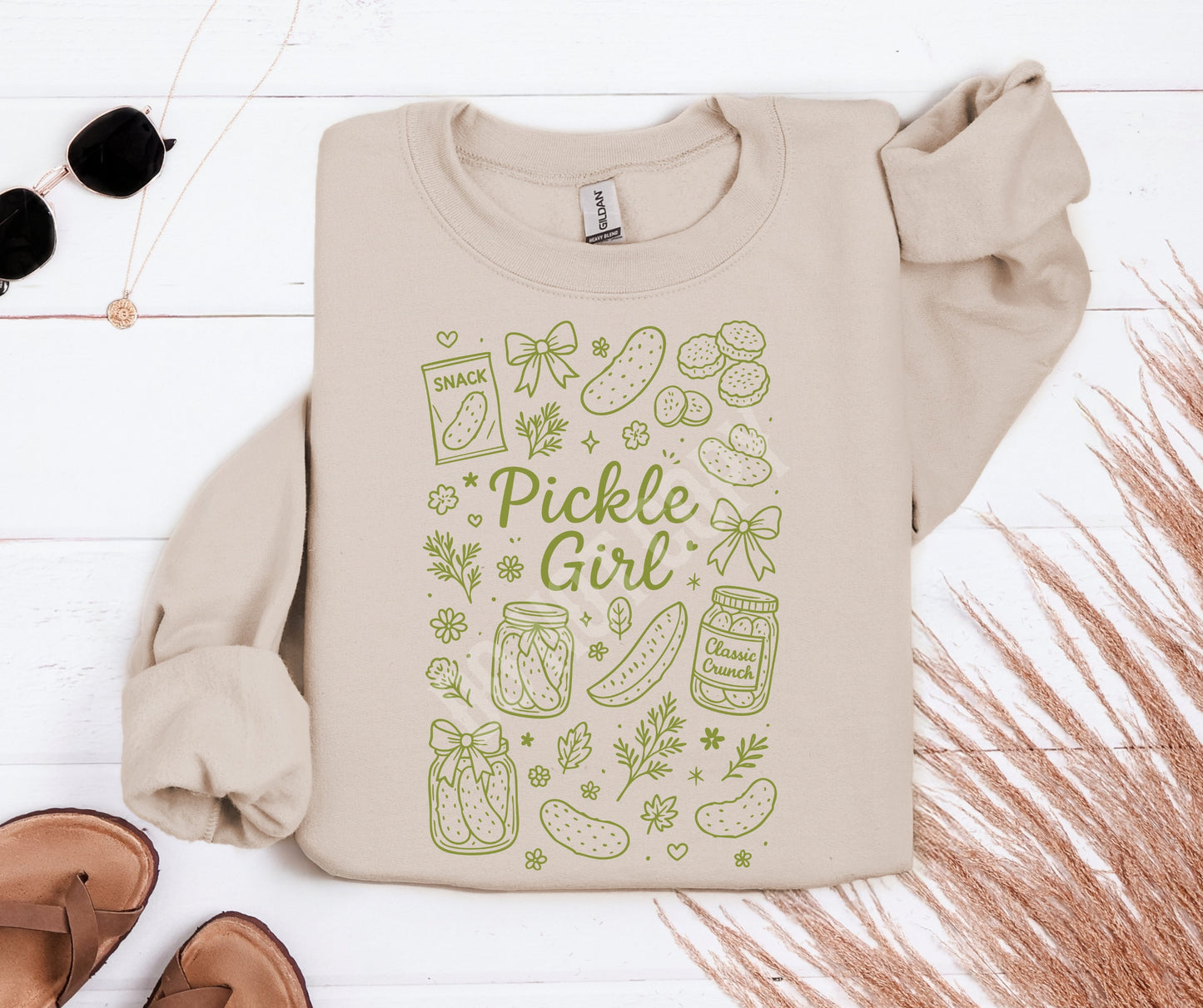 Pickle girl green