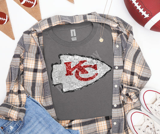 KC faux sequin
